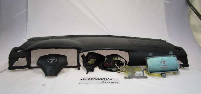 89170-02270 KIT AIRBAG COMPLETO TOYOTA COROLLA SW 1.4 B 71KW 5M 5P (2004) RICAMBIO USATO CON PRETENSIONATORI CINTURE DI SICUREZZA, CENTRALINA AIRBAG, AIRBAG VOLANTE GUIDATORE, AIRBAG PASSEGGERO, CRUSCOTTO SUPERIORE 210213-102 1401210 45130-02230