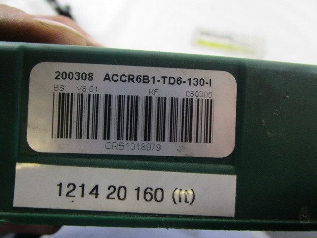 RACUNALNIK AVTOALARMA/BLOKADA MOTORJA OEM N. CRB1018979 ORIGINAL REZERVNI DEL LAND ROVER RANGE ROVER L322 MK3 (2005 - 2009) DIESEL LETNIK 2005