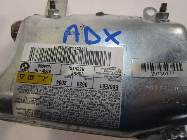 AIRBAG VRATA OEM N. 601190500C ORIGINAL REZERVNI DEL BMW SERIE 5 E60 E61 (2003 - 2010) DIESEL LETNIK 2005