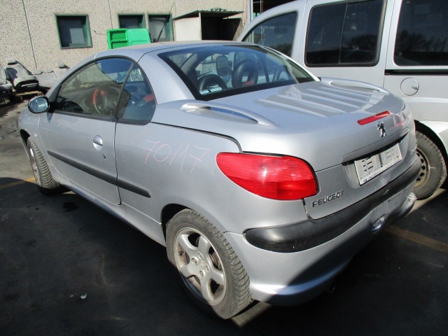 PEUGEOT 206 CC 1.6 B 80KW 5M 3P (2001) RICAMBI IN MAGAZZINO