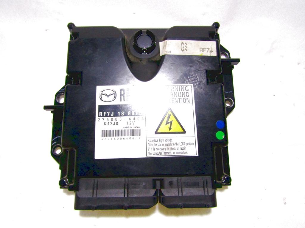 OSNOVNA KRMILNA ENOTA DDE / MODUL ZA VBRIZGAVANJE OEM N. RF7J18881G ORIGINAL REZERVNI DEL MAZDA 6 GG GY (2003-2008) DIESEL LETNIK 2007