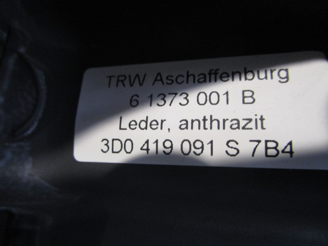 VOLAN OEM N. 3D0419091S ORIGINAL REZERVNI DEL VOLKSWAGEN TOUAREG 7LA 7L6 7L7 MK1 (2002 - 2007)DIESEL LETNIK 2005