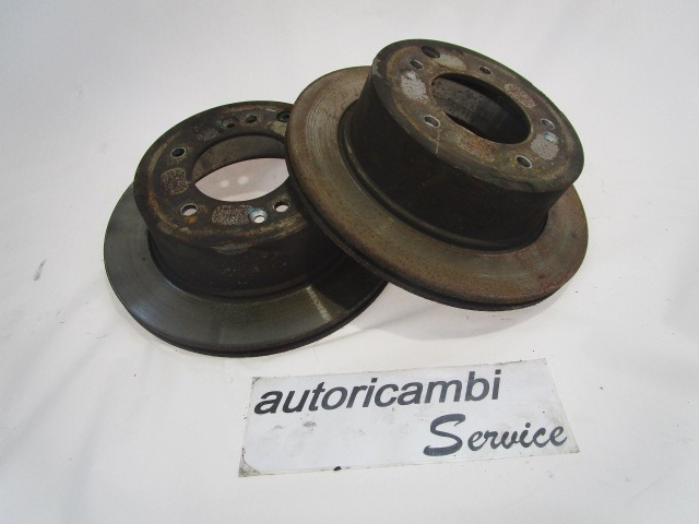 ZADNJI ZAVORNI DISKI OEM N. 5,8411E+305 ORIGINAL REZERVNI DEL KIA SORENTO JC MK1 (2002 - 2009) DIESEL LETNIK 2003