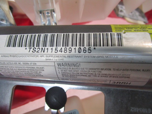 ZRACNA BLAZINA GLAVA DESNA OEM N. P52029350AC ORIGINAL REZERVNI DEL DODGE JOURNEY (2008 - 2011) DIESEL LETNIK 2008