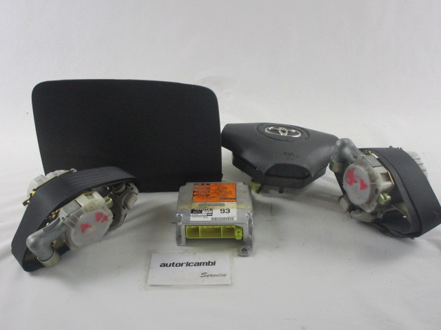 89170-13040 KIT AIRBAG COMPLETO TOYOTA COROLLA VERSO 1.8 B AUT 5P 99KW (2003) RICAMBIO USATO 231000-2440 