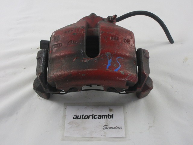 SPREDNJE LEVE ZAVORNE CELJUSTI  OEM N. 1K0615123E ORIGINAL REZERVNI DEL AUDI A3 MK2 8P 8PA 8P1 (2003 - 2008)DIESEL LETNIK 2003