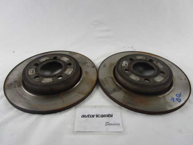 ZADNJI ZAVORNI DISKI OEM N. 8E0615601M ORIGINAL REZERVNI DEL AUDI A4 B7 8EC 8ED 8HE BER/SW/CABRIO (2004 - 2007) DIESEL LETNIK 2005