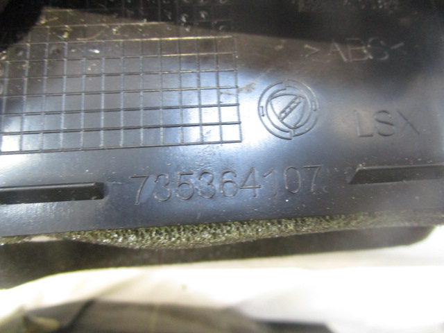 ODVOD ZRAKA OEM N. 735364107 ORIGINAL REZERVNI DEL FIAT CROMA 194 MK2 R (11-2007 - 2010) DIESEL LETNIK 2008