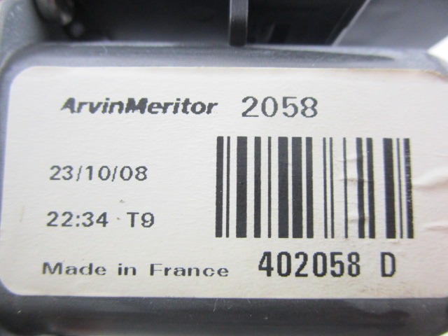 MOTORCEK ELEKTRICNEGA POMIKA ZADNJEGA STEKLA  OEM N. 402058D ORIGINAL REZERVNI DEL KIA CEE'D / PRO CEE'D MK1 ED (2006-2012) BENZINA/GPL LETNIK 2008