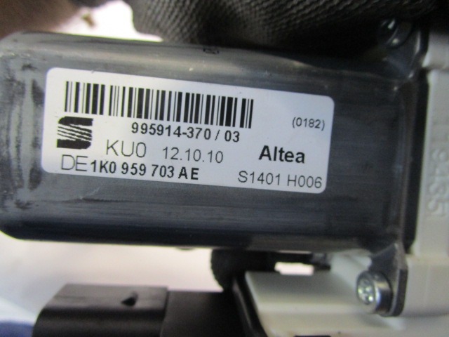 MOTORCEK ELEKTRICNEGA POMIKA ZADNJEGA STEKLA  OEM N. 973624-107 ORIGINAL REZERVNI DEL SEAT ALTEA XL 5P8 R (2009 - 2015) DIESEL LETNIK 2010