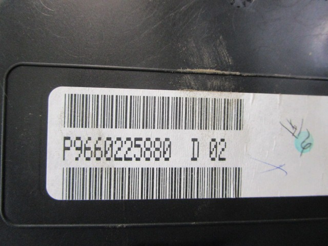 KILOMETER STEVEC OEM N. 9660225880 ORIGINAL REZERVNI DEL CITROEN C3 / PLURIEL MK1R (09/2005 - 11/2010) DIESEL LETNIK 2007