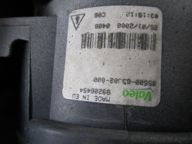 DESNA MEGLENKA OEM N. 35500-63J02-000 ORIGINAL REZERVNI DEL SUZUKI SWIFT MZ EZ MK3 (2004 - 2010) DIESEL LETNIK 2008