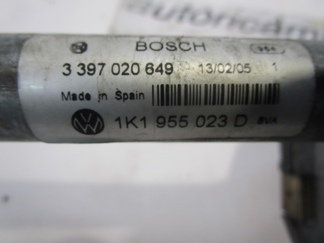 MOTORCEK PREDNJIH BRISALCEV OEM N. 1K1955119 ORIGINAL REZERVNI DEL VOLKSWAGEN GOLF V 1K1 1K5 MK5 BER/SW (02/2004-11/2008) DIESEL LETNIK 2005