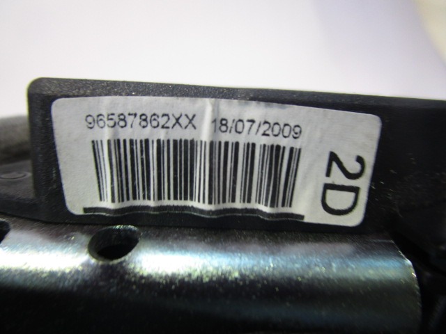 VARNOSTNI PAS OEM N. 96587862XX ORIGINAL REZERVNI DEL PEUGEOT 207 / 207 CC R WA WC WD WK (05/2009 - 2015) BENZINA/GPL LETNIK 2009