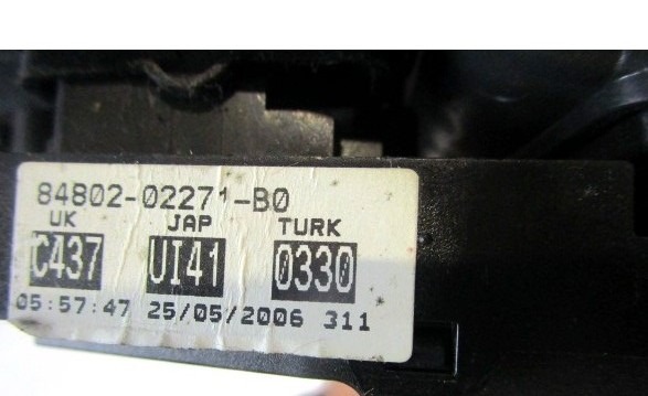 STIKALO ELEKTRICNEGA DVIGA STEKEL OEM N. 84802-02271 ORIGINAL REZERVNI DEL TOYOTA COROLLA E12 (2000 - 2006) DIESEL LETNIK 2006