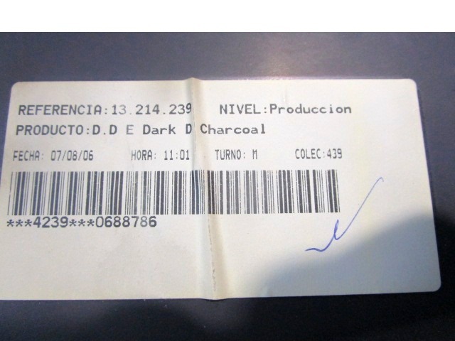 NOTRANJA OBLOGA SPREDNJIH VRAT OEM N. PNADTOPMERIVAAX03RMV5P ORIGINAL REZERVNI DEL OPEL MERIVA A X03 R (2006 - 2010) DIESEL LETNIK 2006