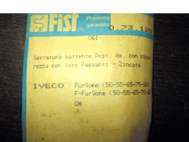 CENTRALNO ZAKLEPANJE ZADNJIH DESNIH VRAT OEM N. 73120 ORIGINAL REZERVNI DEL FIAT - OM SERIE 50NC 55NC 60NC 65NC 70NC 75NC 80NC 90NC 100NC (1973 - 1982)DIESEL LETNIK 1973