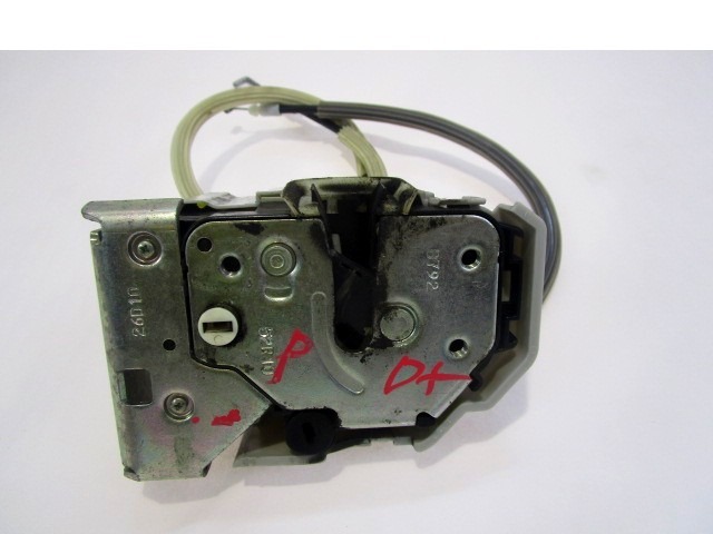 CENTRALNO ZAKLEPANJE ZADNJIH DESNIH VRAT OEM N. 51878555 ORIGINAL REZERVNI DEL LANCIA DELTA 844 MK3 (2008 - 2014) DIESEL LETNIK 2011