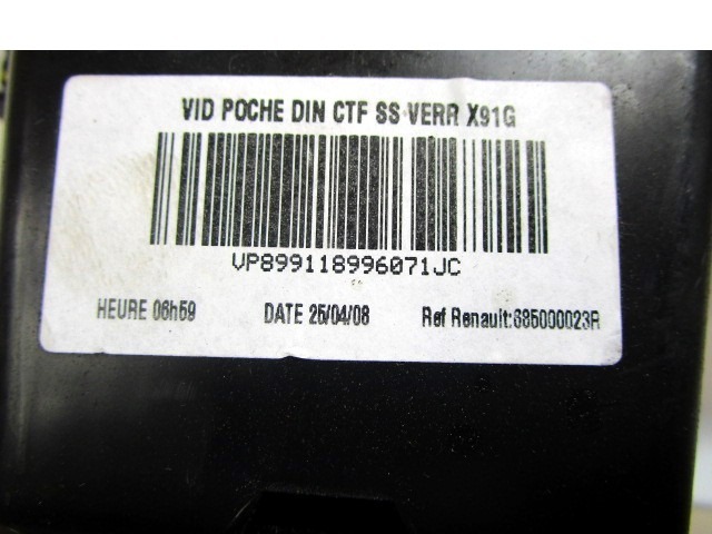 PREDAL ZA DOKUMENTE OEM N. 885000023R ORIGINAL REZERVNI DEL RENAULT LAGUNA BT0/1 KT0/1 MK3 BER/SW (10/2007 - 08/2010) DIESEL LETNIK 2008