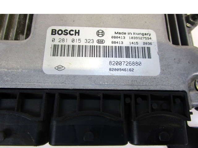 KOMPLET ODKLEPANJE IN VZIG  OEM N. 23378 KIT ACCENSIONE AVVIAMENTO ORIGINAL REZERVNI DEL RENAULT LAGUNA BT0/1 KT0/1 MK3 BER/SW (10/2007 - 08/2010) DIESEL LETNIK 2008