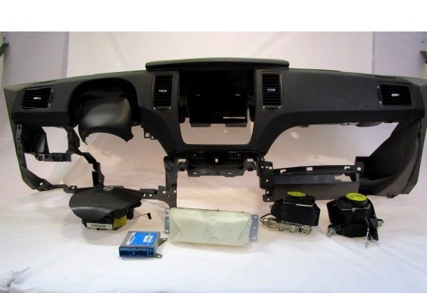 KIT AIRBAG KOMPLET OEM N. 18326 KIT AIRBAG COMPLETO ORIGINAL REZERVNI DEL LANCIA MUSA 350 (2004 - 2007) BENZINA LETNIK 2006