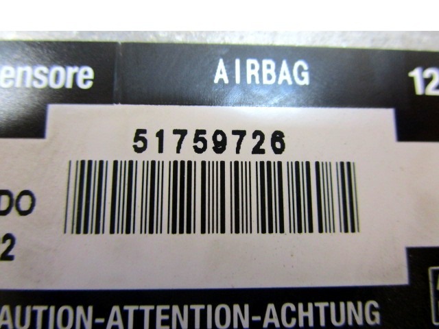 KIT AIRBAG KOMPLET OEM N. 16589 KIT AIRBAG COMPLETO ORIGINAL REZERVNI DEL FIAT MULTIPLA 186 R (2004 - 2010) BENZINA/METANO LETNIK 2006