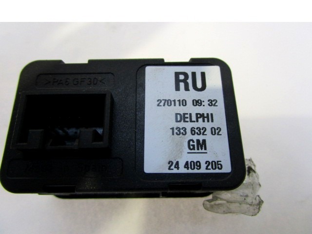 STIKALO ELEKTRICNEGA DVIGA STEKEL OEM N. 13363202 24409205 ORIGINAL REZERVNI DEL OPEL MERIVA A X03 R (2006 - 2010) BENZINA/GPL LETNIK 2010