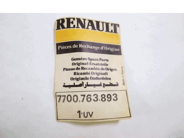 SPREDNJI KOLOTEK OEM N. 7700763893 ORIGINAL REZERVNI DEL RENAULT 5 SUPERCINQUE B/C40 (1984 - 1996)BENZINA LETNIK 1984