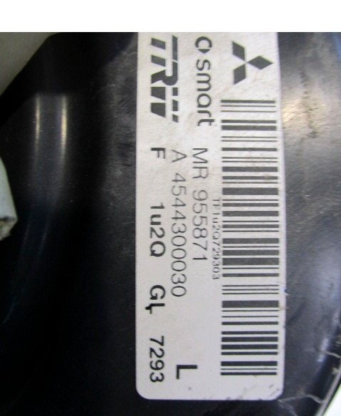 SERVO OJACEVALNIK ZAVOR S PUMPO OEM N. MR955871 A4544300030 ORIGINAL REZERVNI DEL SMART FORFOUR 454 MK1 (2004 - 2006) BENZINA LETNIK 2005