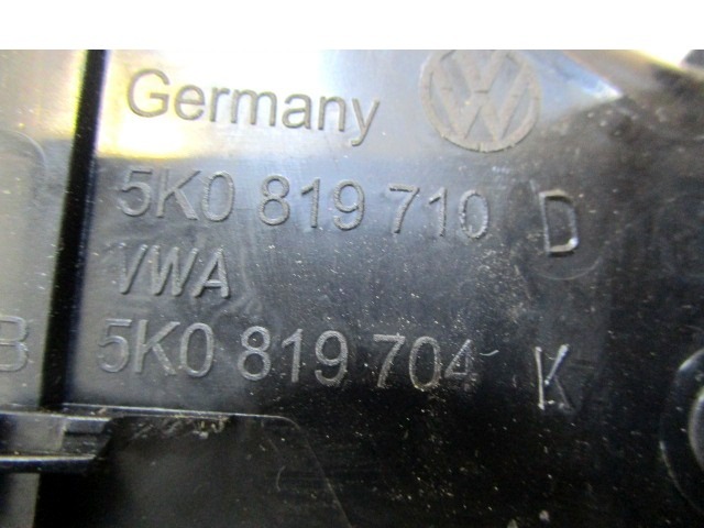 ODVOD ZRAKA OEM N. 5K0819710D ORIGINAL REZERVNI DEL VOLKSWAGEN GOLF VI 5K1 517 AJ5 MK6 (2008-2012) DIESEL LETNIK 2011