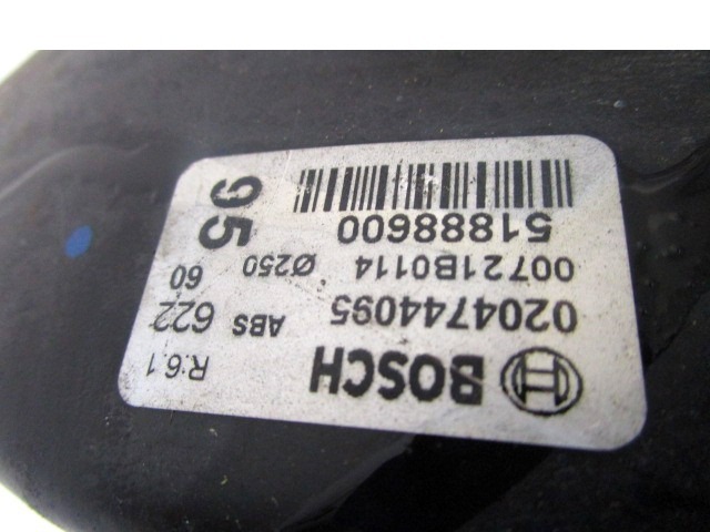 SERVO OJACEVALNIK ZAVOR S PUMPO OEM N. 0204744095 51888600 ORIGINAL REZERVNI DEL CITROEN NEMO VU (2008 - 2013) DIESEL LETNIK 2012