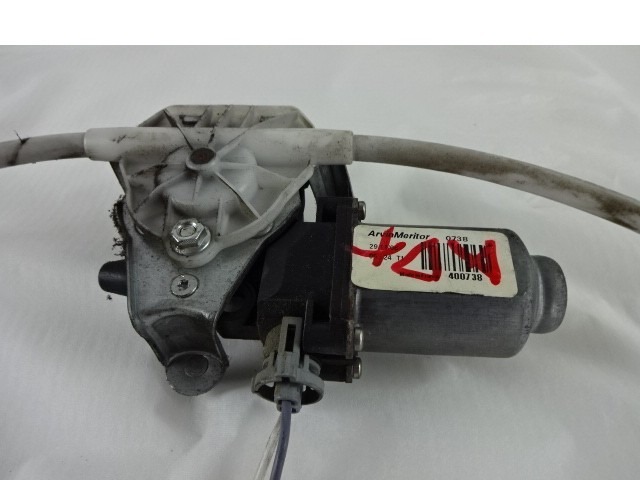 MEHANIZEM DVIGA SPREDNJIH STEKEL  OEM N. 400738 ORIGINAL REZERVNI DEL RENAULT MASTER JD FD ED HD UD MK2 R (2003 - 2010) DIESEL LETNIK 2007