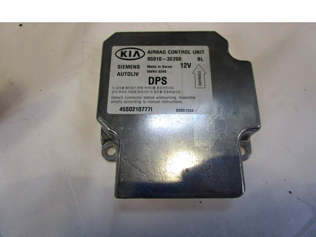 KIT AIRBAG KOMPLET OEM N. 16914 KIT AIRBAG COMPLETO ORIGINAL REZERVNI DEL KIA SORENTO JC MK1 (2002 - 2009) DIESEL LETNIK 2006