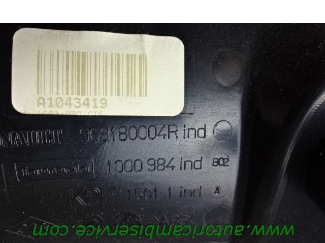 CENTRALNE PREZRACEVALNE SOBE  OEM N. 969180004R ORIGINAL REZERVNI DEL RENAULT LAGUNA BT0/1 KT0/1 MK3 BER/SW (10/2007 - 08/2010) DIESEL LETNIK 2008