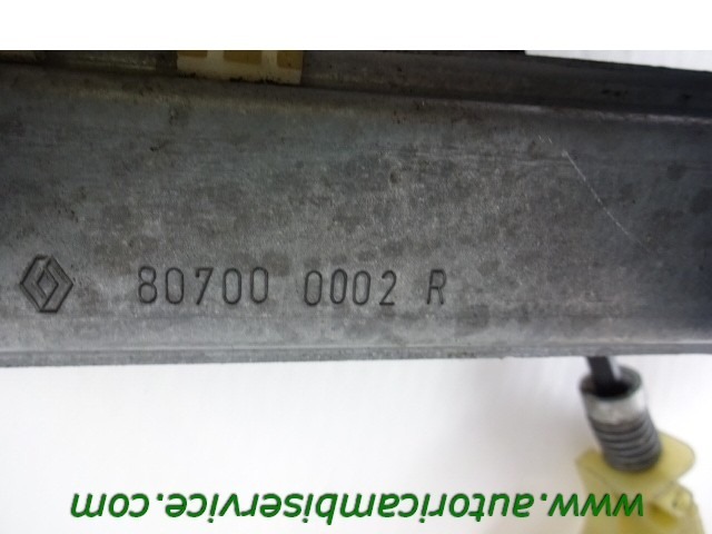 MEHANIZEM VETROBRANSKEGA STEKLA PREDNJIH VRAT OEM N. 807010002R ORIGINAL REZERVNI DEL RENAULT LAGUNA BT0/1 KT0/1 MK3 BER/SW (10/2007 - 08/2010) DIESEL LETNIK 2008