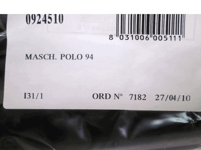 SPREDNJE OKRASNE MASKE OEM N. 924510 ORIGINAL REZERVNI DEL VOLKSWAGEN POLO 6N1 6V2 (11/1994 - 01/2000)BENZINA LETNIK 1994