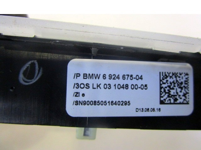 NOTRANJA SVETILA OEM N. 6924675 ORIGINAL REZERVNI DEL BMW SERIE 3 BER/SW/COUPE/CABRIO E90/E91/E92/E93 (2005 -2009) DIESEL LETNIK 2005