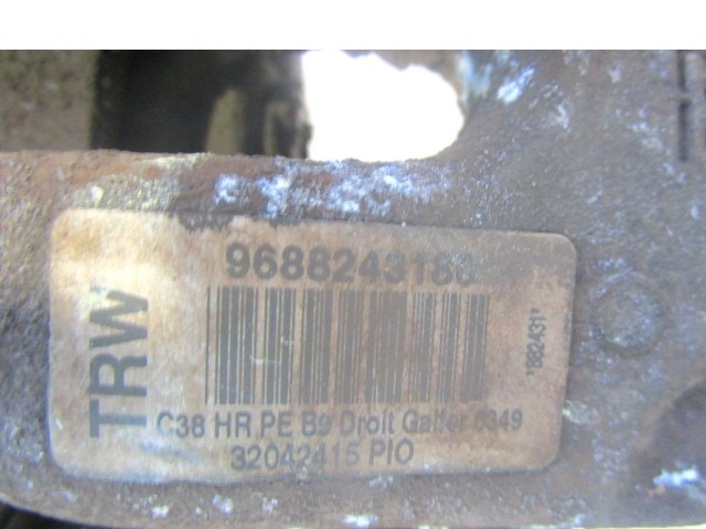 ZADNJE DESNE ZAVORNE CELJUSTI  OEM N. 968243180 ORIGINAL REZERVNI DEL PEUGEOT PARTNER TEPEE MK2 (2008 - 2015) DIESEL LETNIK 2010