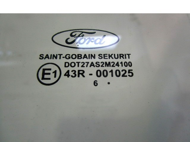 STEKLO ZADNJIH DESNIH VRAT OEM N. 1507853 ORIGINAL REZERVNI DEL FORD S-MAX WA6 MK1 (2006 - 2010) DIESEL LETNIK 2007