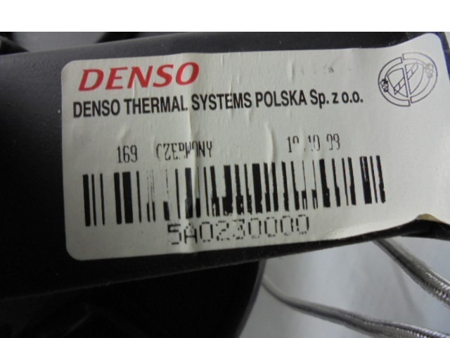 VENTILATOR  KABINE  OEM N. 5A0230000 ORIGINAL REZERVNI DEL FIAT 500 CINQUECENTO 312 MK3 (2007 - 2015) BENZINA LETNIK 2007