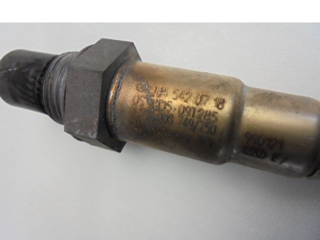 SONDA LAMBDA  OEM N. 258008749 ORIGINAL REZERVNI DEL MERCEDES CLASSE A W169 5P C169 3P R (05/2008 - 2012) BENZINA LETNIK 2009