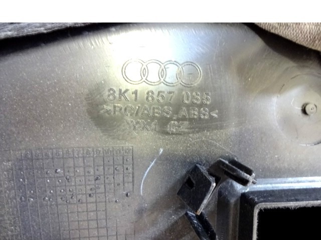 PREDAL ZA DOKUMENTE OEM N. 8K1857035 ORIGINAL REZERVNI DEL AUDI A4 B8 8K2 BER/SW/CABRIO (2007 - 11/2015) DIESEL LETNIK 2011