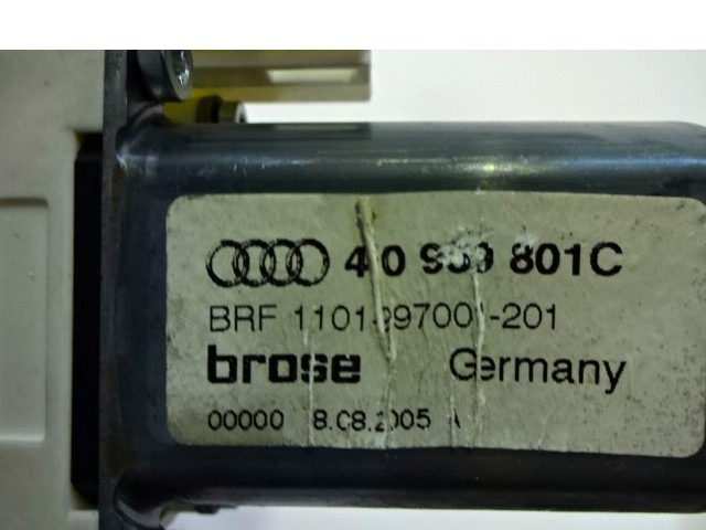 MOTORCEK ELEKTRICNEGA POMIKA ZADNJEGA STEKLA  OEM N. 4F0959801C ORIGINAL REZERVNI DEL AUDI A6 C6 4F2 4FH 4F5 BER/SW/ALLROAD (07/2004 - 10/2008) DIESEL LETNIK 2005