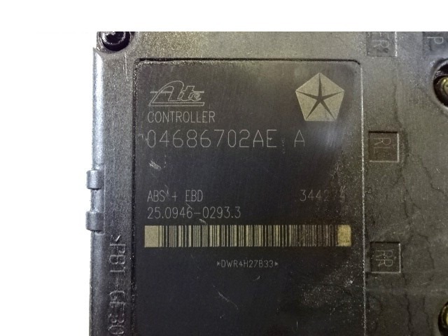 ABS AGREGAT S PUMPO OEM N. P04721427AK ORIGINAL REZERVNI DEL CHRYSLER VOYAGER/GRAN VOYAGER RG RS MK4 (2001 - 2007) DIESEL LETNIK 2005