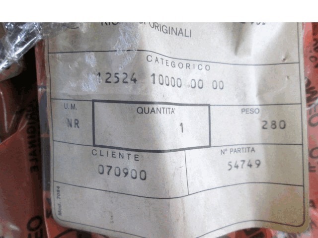 MONTA?NI DELI /  ARMATURNE PLOSCE SPODNJI OEM N. 1252410000 ORIGINAL REZERVNI DEL ALFA ROMEO 33 905 (1983 - 1989)BENZINA LETNIK 1983