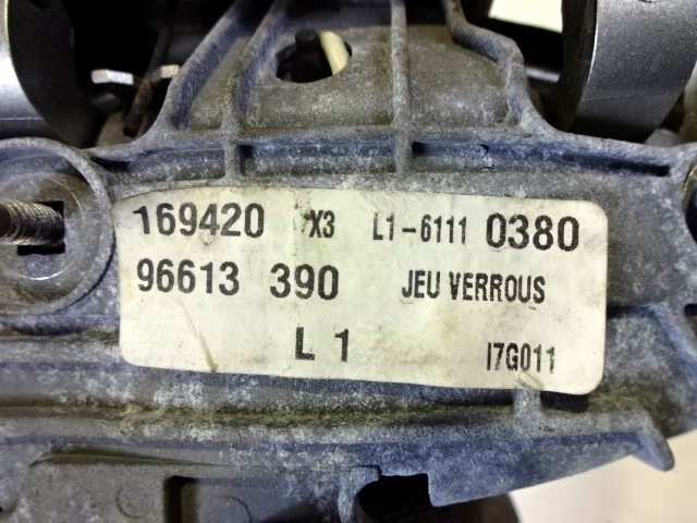 ZUNANJA KLJUKA SPREDNJA LEVA VRATA OEM N. 96613390 ORIGINAL REZERVNI DEL CITROEN C5 DC DE MK1 SW (2000 - 2004) DIESEL LETNIK 2007