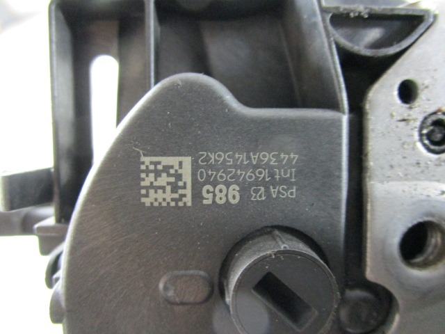 CENTRALNA KLJUCAVNICA ZADJIH LEVIH VRAT OEM N. 9812398580 ORIGINAL REZERVNI DEL CITROEN C3 SX SY MK3 (DAL 2016) DIESEL LETNIK 2016