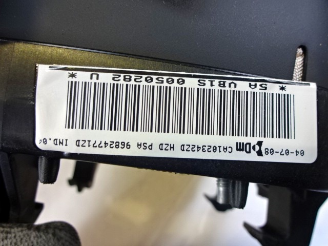 KIT AIRBAG KOMPLET OEM N. 24509 KIT AIRBAG COMPLETO ORIGINAL REZERVNI DEL CITROEN C5 RD TD MK2 /TOURER/CROSS TOURER (2008 - 2017) DIESEL LETNIK 2008