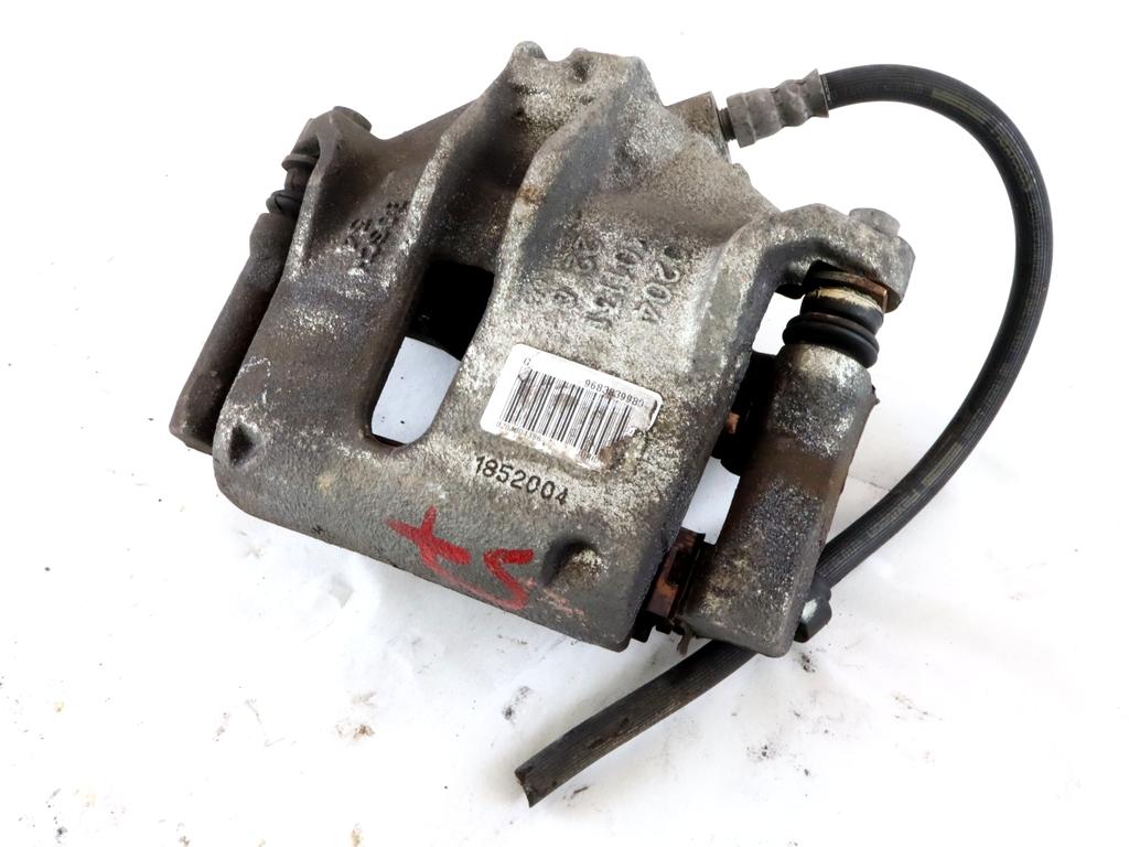 SPREDNJE LEVE ZAVORNE CELJUSTI  OEM N. 9683839980 ORIGINAL REZERVNI DEL PEUGEOT 208 CA CC MK1 (2012 -2019) DIESEL LETNIK 2012