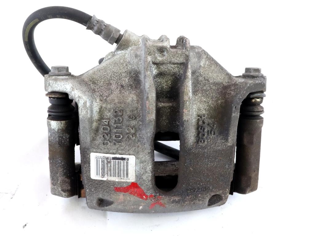 SPREDNJE DESNE ZAVORNE CELJUSTI  OEM N. 9683840180 ORIGINAL REZERVNI DEL PEUGEOT 208 CA CC MK1 (2012 -2019) DIESEL LETNIK 2012